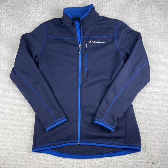 Peak Performance Fleece Jacket Research And Development Men Large Polartec READ* - Picture 1 of 16